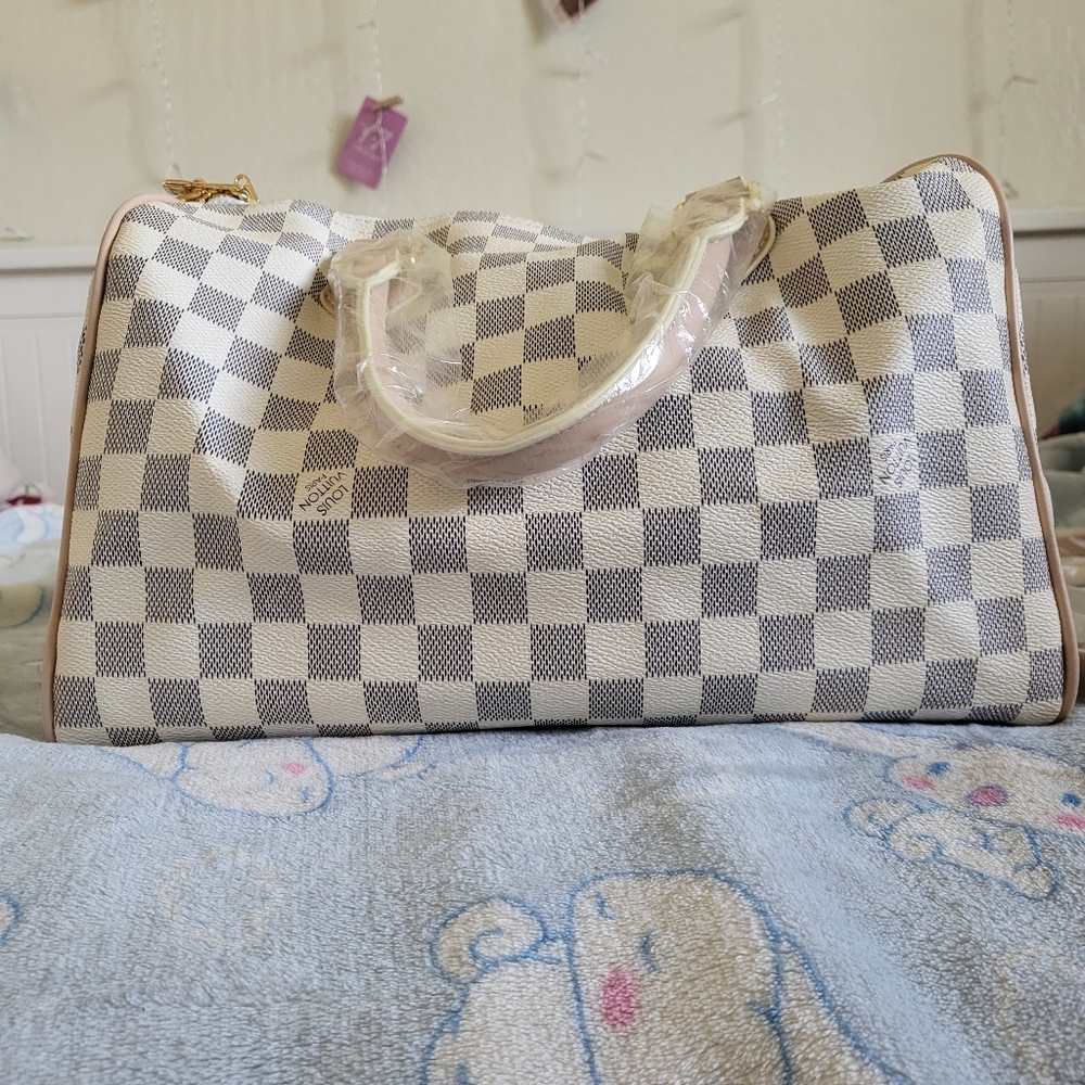 Checkered Crossbody